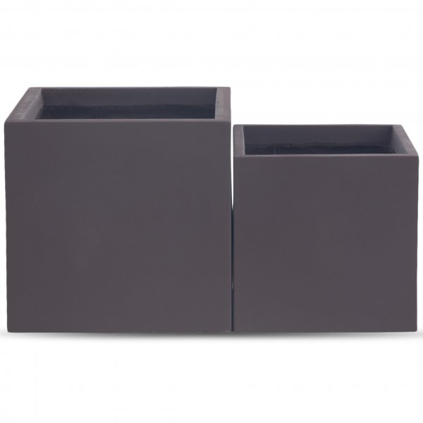 Fiberarmerade utomhuskrukor - Mörkbruna - 2-pack Fiberarmerade utomhuskrukor - Mörkbruna - 2-pack