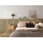 Trlamell akustikpanel | 2400x600x18mm | Tvdelad | Vit ek