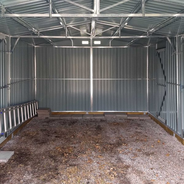 Plåtgarage 23m² | Dubbel dörr | Komplett byggsats | Premium Plåtgarage 23m² | Dubbel dörr | Komplett byggsats | Premium