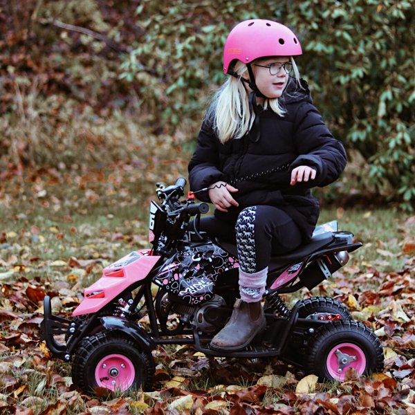Mini ATV 49cc bensin - ATV-10 - Rosa Mini ATV 49cc bensin - ATV-10 - Rosa