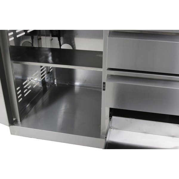 Stor rostfri gasolgrill/utekk med varmluftsfunktion | New Orleans