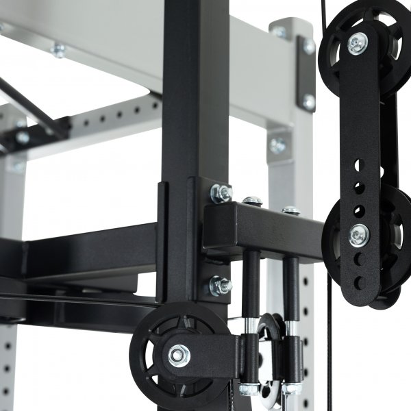 Skivstångsställning med träningsbänk Skivstångsställning med träningsbänk