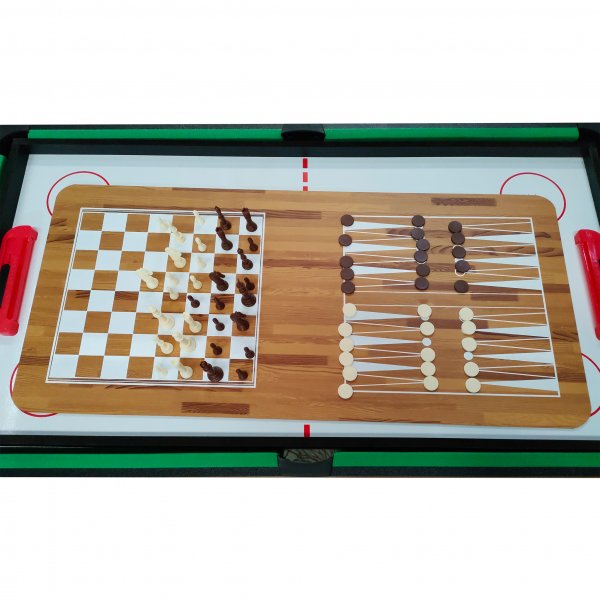 Multi spelbord 4-i-1 | 107 x 61 cm Multi spelbord 4-i-1 | 107 x 61 cm