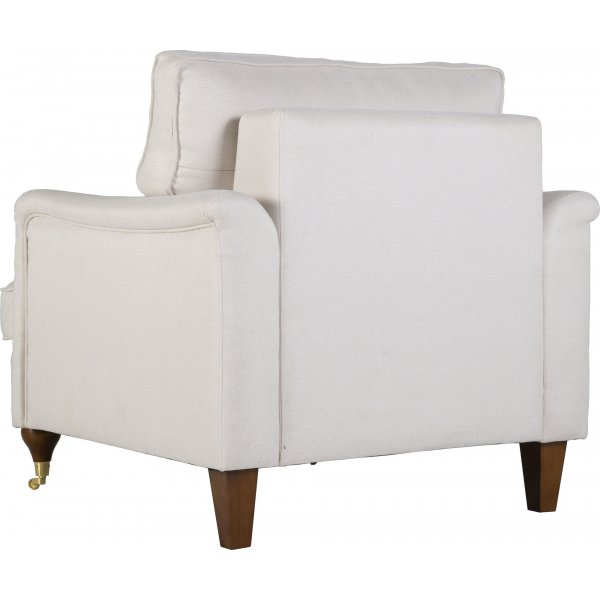 Howardfåtölj | Kallskum, avtagbara dynor & björkstomme | Watford Deluxe Beige Howardfåtölj | Kallskum, avtagbara dynor & björkstomme | Watford Deluxe Beige