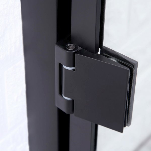 Duschväggar med svarta profiler | 8mm säkerhetsglas Duschväggar med svarta profiler | 8mm säkerhetsglas