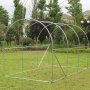 Tunnelvxthus 6m | Stlram med PE-plastverdrag