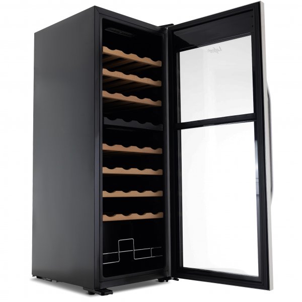 Vinkyl 2 temperaturzoner | 36 flaskor | Tystgende | 42cm bred