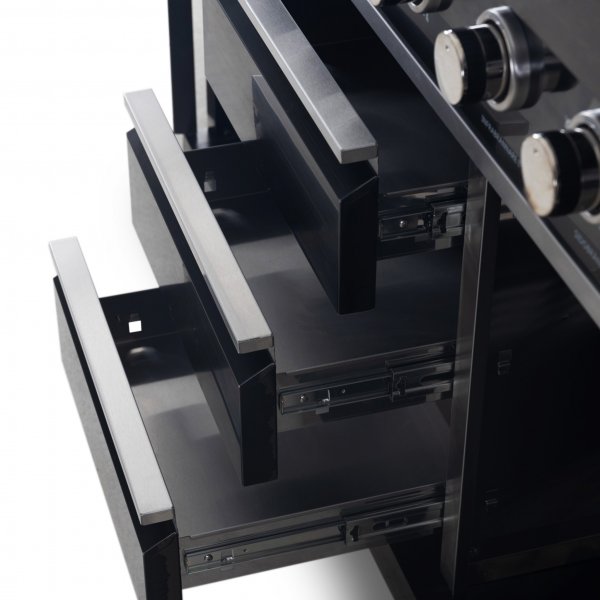 Rostfri gasolgrill/utekk | Varmluftsfunktion | New Orleans Blackline