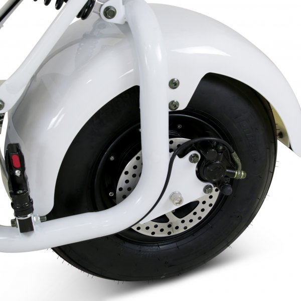 Fatscooter 2000W - LG litiumbatteri - Vit