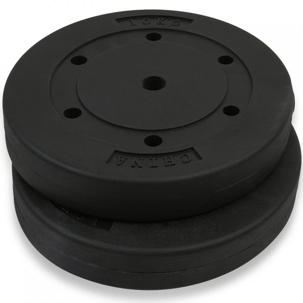 Viktpaket 2x10kg, 2x5kg, 2x2,5kg 25mm (totalt 35kg)