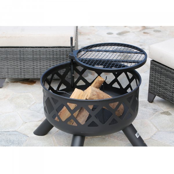 Eldstad med grillfunktion Ø82 cm | Bali Eldstad med grillfunktion Ø82 cm | Bali