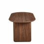 Matbord 180 cm i valn�t med r�fflade tr�ben | Callum
