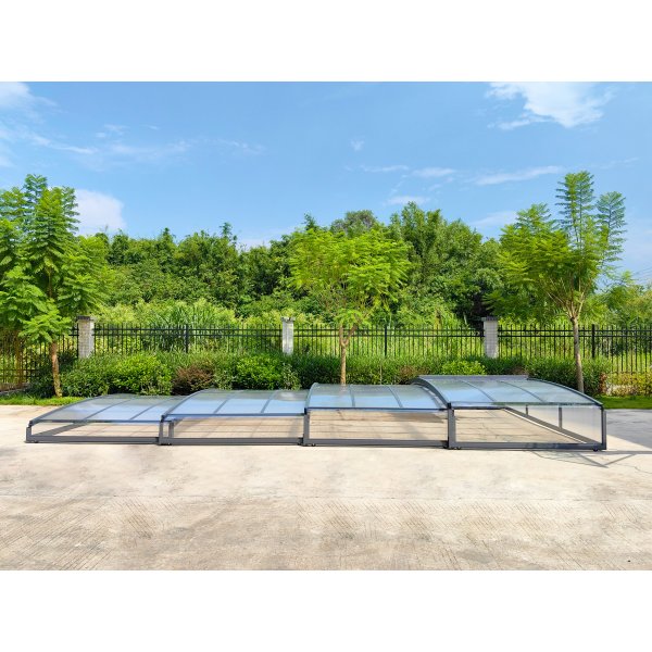 Pooltak 3x6m | Utan skenor | UV-skydd Pooltak 3x6m | Utan skenor | UV-skydd