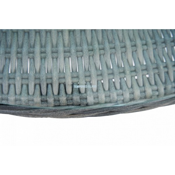 Rund matgrupp utomhus | 4 stolar | Dynor ing�r | Jacksonville gr�