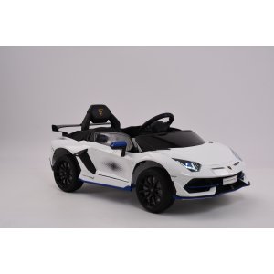 Elbil för barn Lamborghini | 12V - 2x390 | 4,5Ah | Vit Elbil för barn Lamborghini | 12V - 2x390 | 4,5Ah | Vit