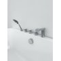 Badkarsblandare 5-h�ls | Silver | Modern Design � Arcturus