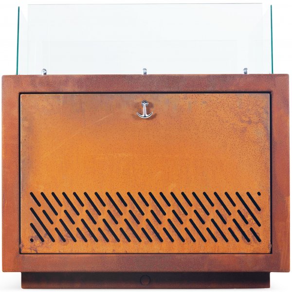 Gasoldriven eldstad i cortenstl | Fr utomhusmilj | Vilhelmina