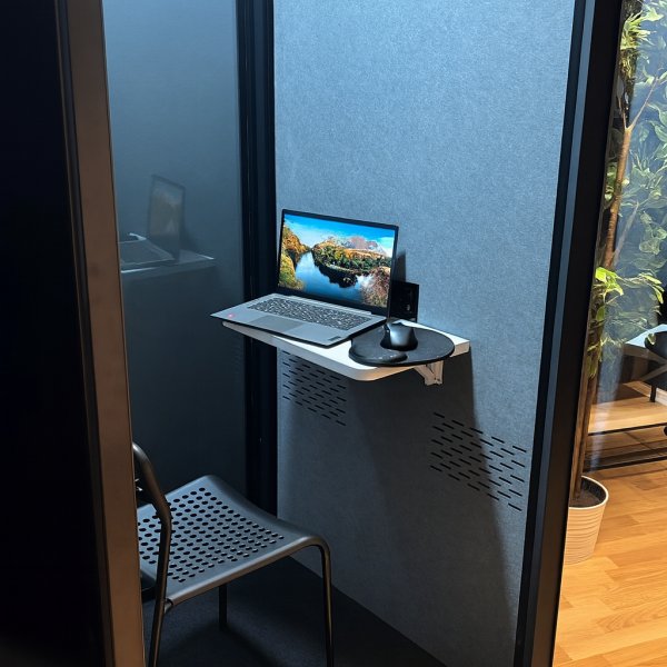 Telefonbs fr kontor | 1 person | Ljudisolerat -30dB