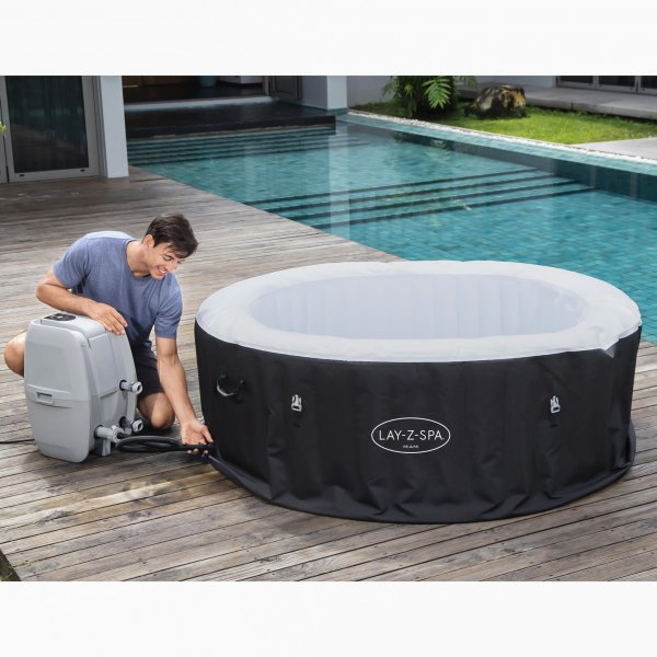 Lay-Z Spa Miami Airjet | Bestway uppblåsbart spabad 2-4 personer Lay-Z Spa Miami Airjet | Bestway uppblåsbart spabad 2-4 personer