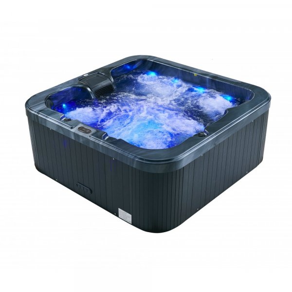 Spabad Zeus Blackline Edition – 6 personer | Svart Lucite® Akryl | Balboa® Styrsystem Spabad Zeus Blackline Edition – 6 personer | Svart Lucite® Akryl | Balboa® Styrsystem