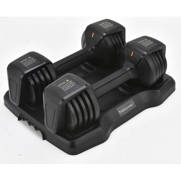 Justerbar hantlar 2x6,7 kg | Flera niver | Trekkrunner