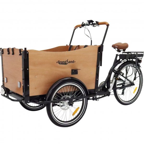 L�dcykel El | 6 v�xlar | 250W - 12,8Ah Panasonic litiumbatteri - Brun