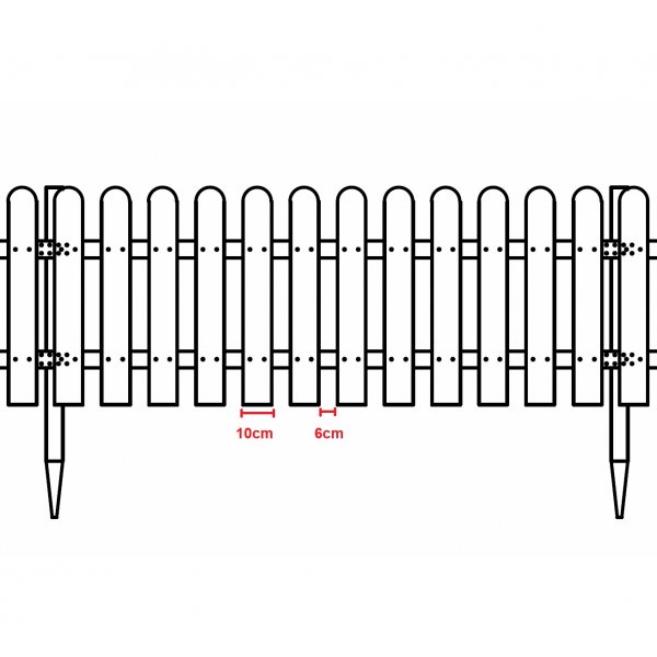 Trästaket | 200x100 cm | Vit | Magnus Trästaket | 200x100 cm | Vit | Magnus