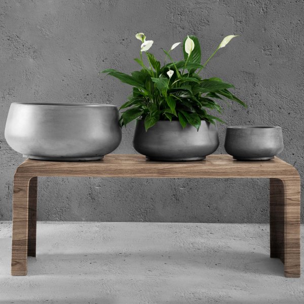 Fiberarmerade utekrukor | 3-pack | Mrkgr