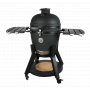 1 21\\\" Pro Kamado | Premium keramisk grill med top/bottom vent | Air Hinge och HDPE-sidobord