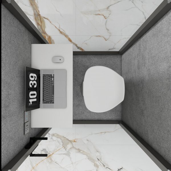 Telefonbs fr kontor | 1 person | Ljudisolerat -30dB