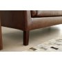 Soffa 3-sits | Vintagebrunt konstläder, skumstoppning & trästomme | Heritage Soffa 3-sits | Vintagebrunt konstläder, skumstoppning & trästomme | Heritage