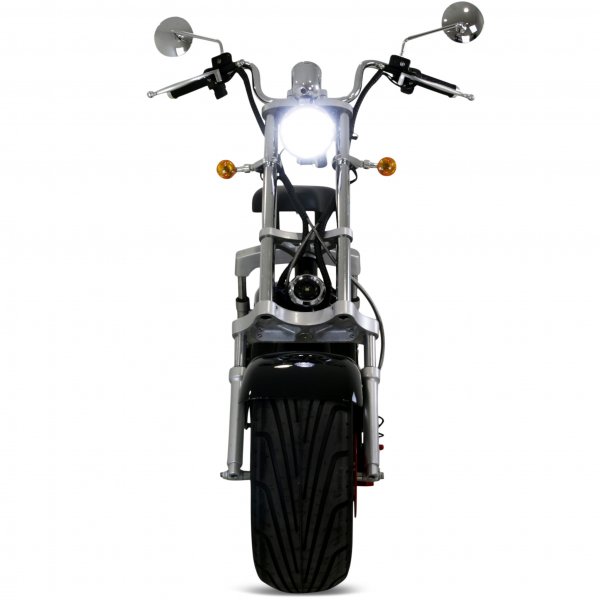 Retro fatscooter premium 2000W - LG litiumbatteri - Aluminiumfälgar Retro fatscooter premium 2000W - LG litiumbatteri - Aluminiumfälgar