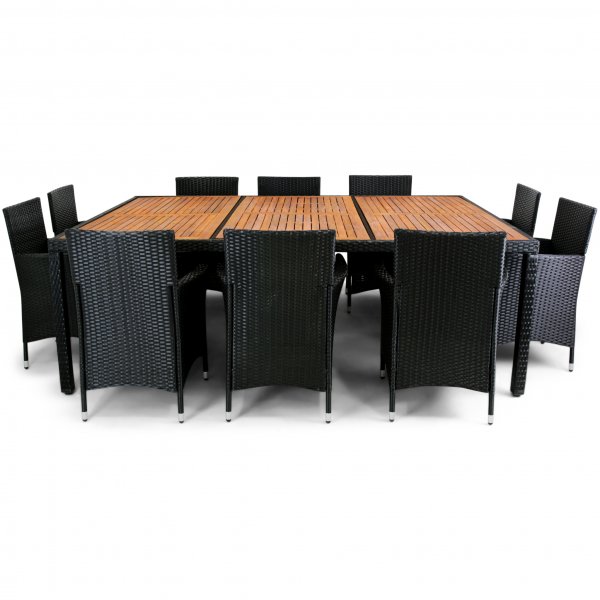Stor matgrupp utembler 220x160cm | 10 stolar | Lyfco Svanesund