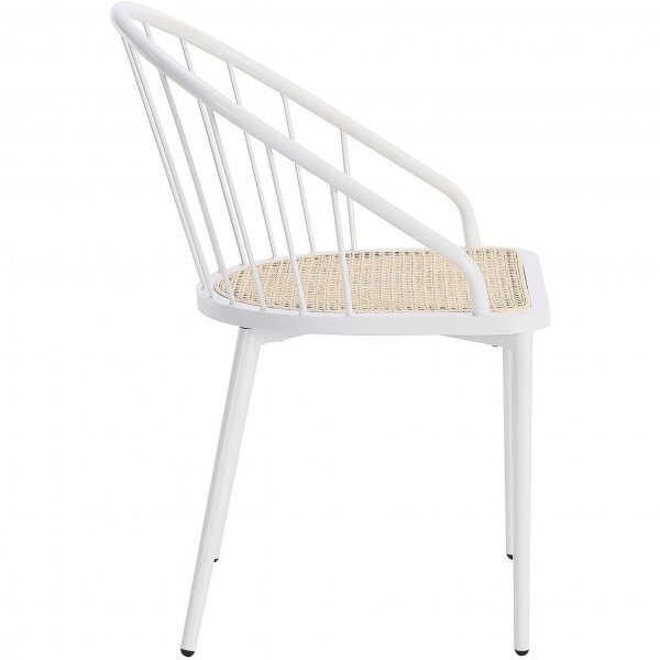 Matstol med konstrottingsits | 2-pack | Vit | Dalby Matstol med konstrottingsits | 2-pack | Vit | Dalby