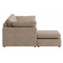 Moby divansoffa m�rkbeige | Lyxig soffa med v�ndbar divan och pocketfj�drar