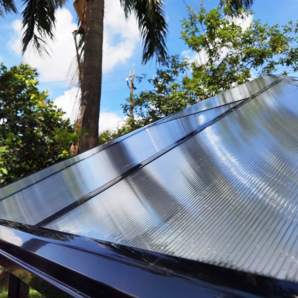 Orangeri och lusthus 12,6m² | Sexkantigt växthus | 4mm säkerhetsglas Orangeri och lusthus 12,6m² | Sexkantigt växthus | 4mm säkerhetsglas