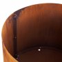 Rund planteringskruka | 3mm cortenstl