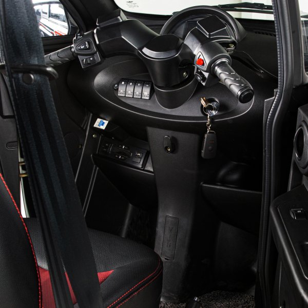 Elmopedbil trehjulig 2000W | Klass 1 | 45 km/tim | Svart Elmopedbil trehjulig 2000W | Klass 1 | 45 km/tim | Svart