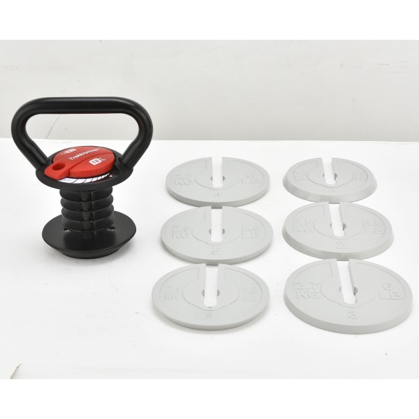Justerbar kettlebell 3,4-18kg | 7 viktniver | Lyfco