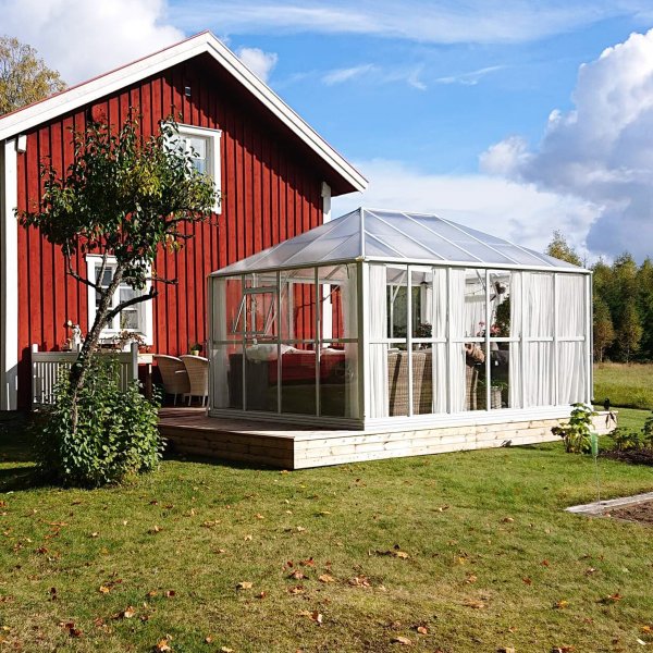 Orangeri 12,9m² | Stort premiumväxthus | 5 års stormgaranti | Gazebo Orangeri 12,9m² | Stort premiumväxthus | 5 års stormgaranti | Gazebo