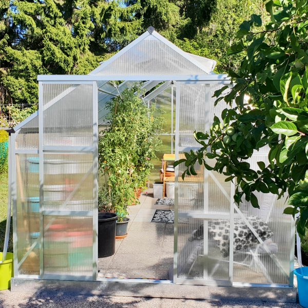 Vxthus 12,4m | Hg odlingshjd | 6mm kanalplast