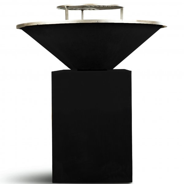 Vedeldad grill i cortenst�l | Lofsdalen - Svart