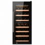 Vinkyl f�r 38 flaskor | 110 liter | Dual zone med glasd�rr & touchkontroll