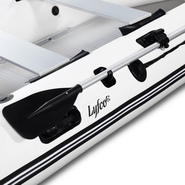 Gummibt 330cm | Fr 4 personer | Aluminiumdurk | Lyfco