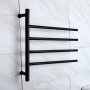 Stor elektrisk handdukstork 63x55x12,5cm | 9007 | Svart