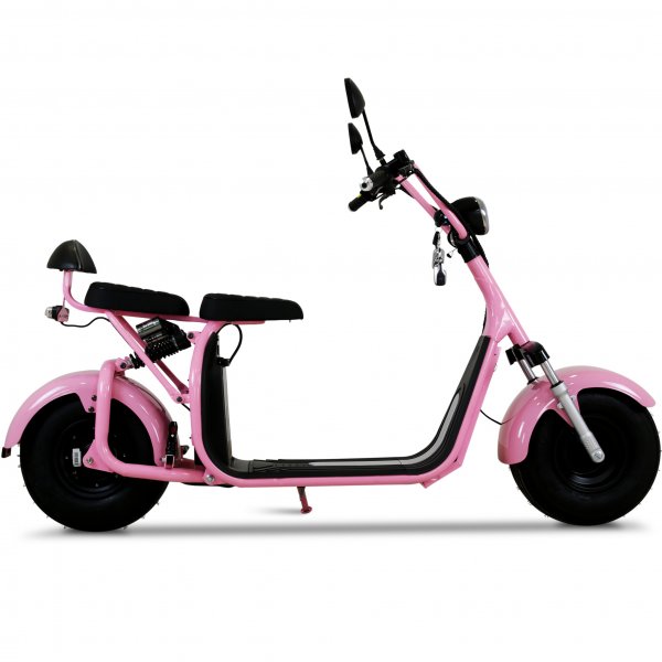 Fatscooter 2000W - LG litiumbatteri - Rosa Fatscooter 2000W - LG litiumbatteri - Rosa