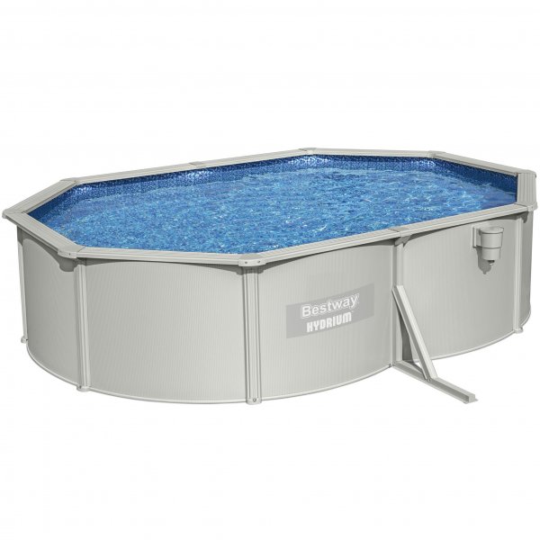 Bestway stålväggspool 5x3,6m - 1,2m djup | Hydrium Oval (56586) Bestway stålväggspool 5x3,6m - 1,2m djup | Hydrium Oval (56586)