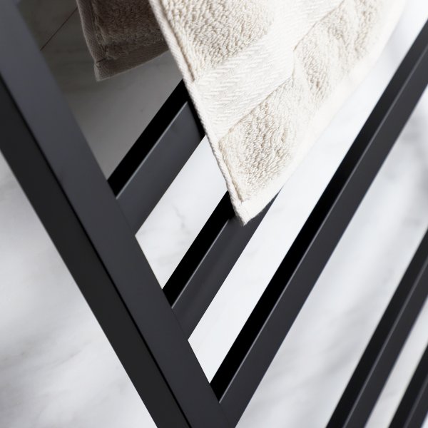 Elektrisk handdukstork 60x128x12cm | SC7B | Svart