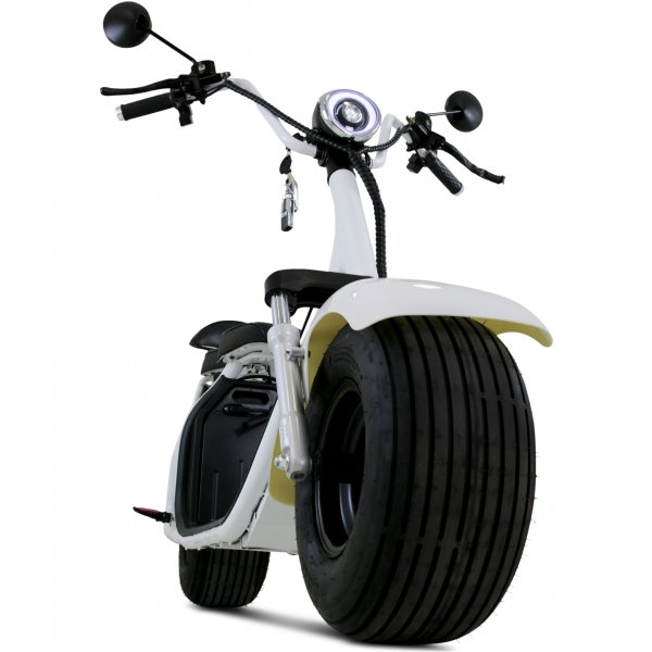 Fatscooter 2000W - LG litiumbatteri - Vit