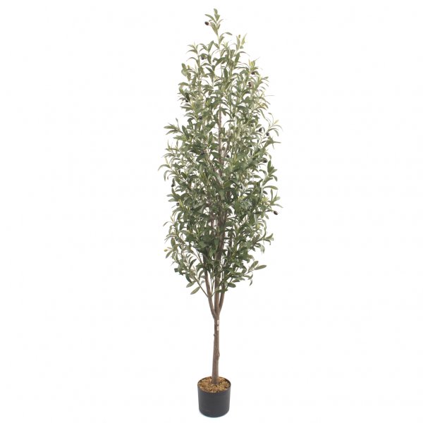 Konstgjort plastolivtrd 190 cm | Underhllsfritt med realistiska blad